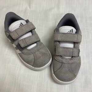 Adidas Grey Toddler VL Court 3.0 Sneakers Size 8K